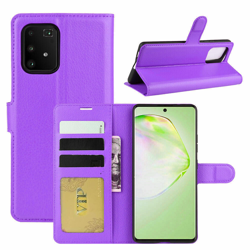 Étui portefeuille folio en cuir pour Samsung Galaxy A71 Étui portefeuille folio en cuir pour Samsung Galaxy A71
